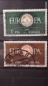 Selos: España °. Año 1960, Edifil.- 1294/5